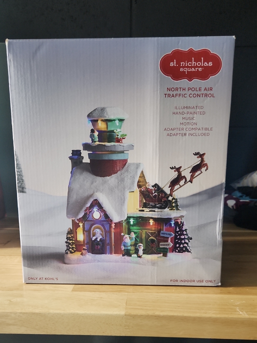 St. Nicholas Square Multi-Color North Pole Air Traffic Control Holiday Figurine